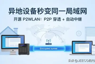不买服务器也能异地组网：开源P2WLAN让两地电脑无公网IP互联 ...