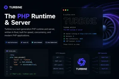 TurbinePHP，一个内置服务器的下一代 PHP 运行时
