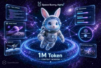 匿名大模型 Space Bunny Alpha 在OpenRouter免费上线