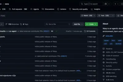 Warp：AI时代的终端工具，开源免费