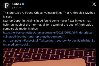 Anthropic Mythos 扫了几百遍的代码，被一家创业公司花 1000 美元又挖出 12 个高危漏洞！