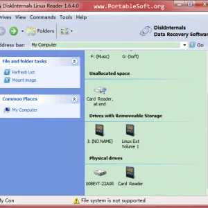 Linux Reader 1.6.4 - Windows系统下查看Linux分区(Ext2/Ext3/Ext4)