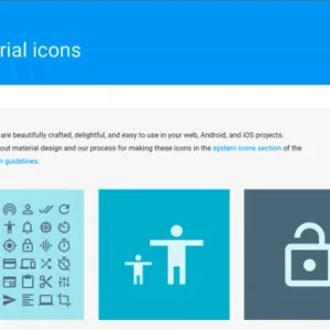 Google Material Design的图标字体版本(Material icon font)