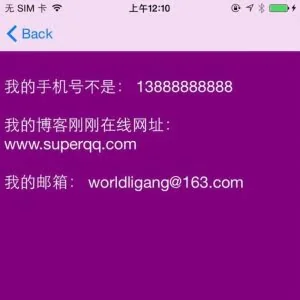 使用UIDataDetectorTypes自动检测电话、网址和邮箱
