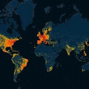 **网中国地图：上海用户数第一