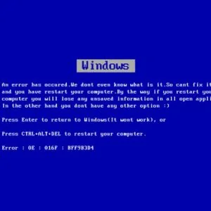 Windows蓝屏死机**：新的恶意钓鱼方式