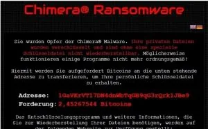 Chimera勒索软件会恐吓称要将受害人的数据公布到网上