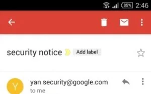 Gmail安卓应用漏洞可伪装发送者地址