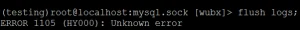 MySQL运行中被改权限测试