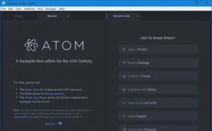 Atom 一款 Github 出品的跨平台编辑器