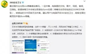 日本爆发的“VVV病毒”流入中国