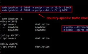 如何在Linux上按国别阻止网络流量?