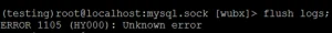 MySQL运行中被改权限测试