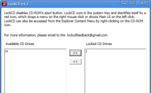 LockCD – 快速锁定光驱