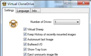 Virtual CloneDrive – 轻巧好用的虚拟光驱工具