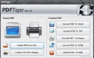 PDFTiger – 各种格式与 PDF 互转工具