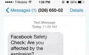 Facebook错误推送安全确认通知：抱歉让您受惊了