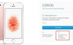 iPhone SE线上线下供货仍非常紧张
