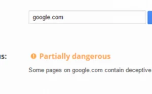 谷歌“网站状态”检查出Google.com是一个“危险的域名”