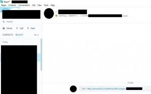 Skype上出现伪装成图片的木马病毒