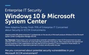 82%的IT专业人员认为Windows 10会让他们的公司更安全