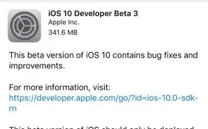 苹果发布 iOS 10 beta 3 与 macOS beta 3 测试版