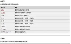 正则表达式与HTML5新元素
