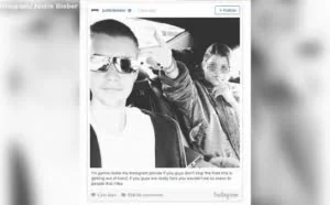 贾斯汀·比伯删除Instagram帐户