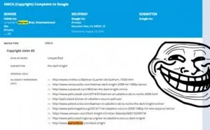 华纳兄弟公司将自己的网站列为盗版网站