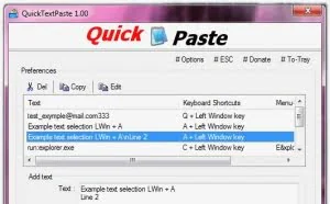 QuickTextPaste　3.15