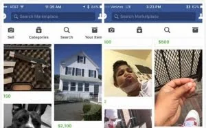 Facebook市场平台上线两天出现违法交易