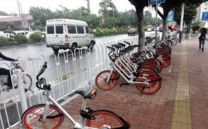 广州尝鲜摩拜单车