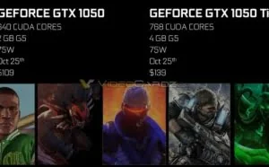 NVIDIA GTX 1050/GTX 1050 Ti显卡售价曝光 109美元/139美元
