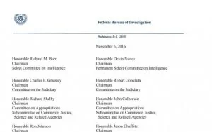 FBI结束对希拉里新一批邮件的调查：未发现犯罪证据