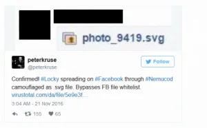 一种看似图像文件的恶意软件在Facebook扩散