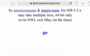 著名黑客发布基于网页的盘古iOS 9.3.3越狱