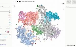 Google开源了“高维数据可视化工具”Embedding Projector