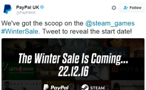 这个平台有毒：Steam冬季特卖将于12月22日开始