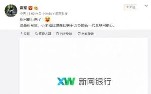 新网银行成立了，成为中国第三家互联网银行