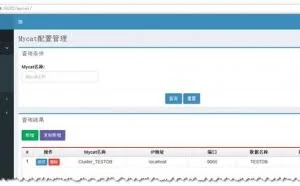 Mycat-web的原理介绍