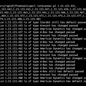 IoTSeeker：物联网设备默认密码扫描检测工具