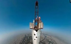 直击高达828米的现世界第一高楼 场面太震撼