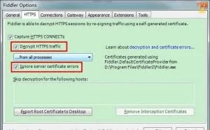 win10下使用Fiddler进行网络抓包