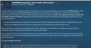 Steam被曝严重安全漏洞：用了就会被封号