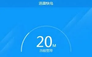 迅雷快鸟浏览器插件发布：20M宽带秒升50M