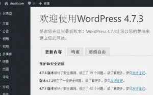 WordPress 4.7.3 中文版发布