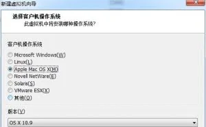 虚拟机VMware安Mac OS时没有Apple mac选项