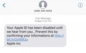 [图]部分iPhone用户遭遇典型钓鱼短信：请不要打开链接