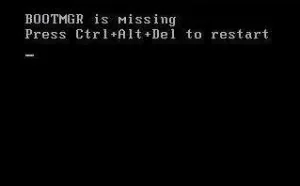 “bootmgr is missing” 系统引导文件丢失！