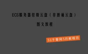 ECS服务器挂载云盘（非普通云盘）图文教程